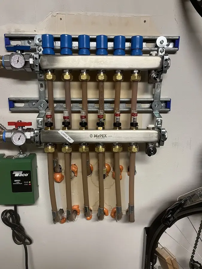 Plumber performing Leak Detection at a residential property in Gloucester